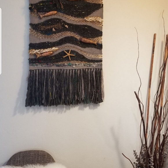 Boho wall decor,  macrame, weaving - Picture 4 of 4